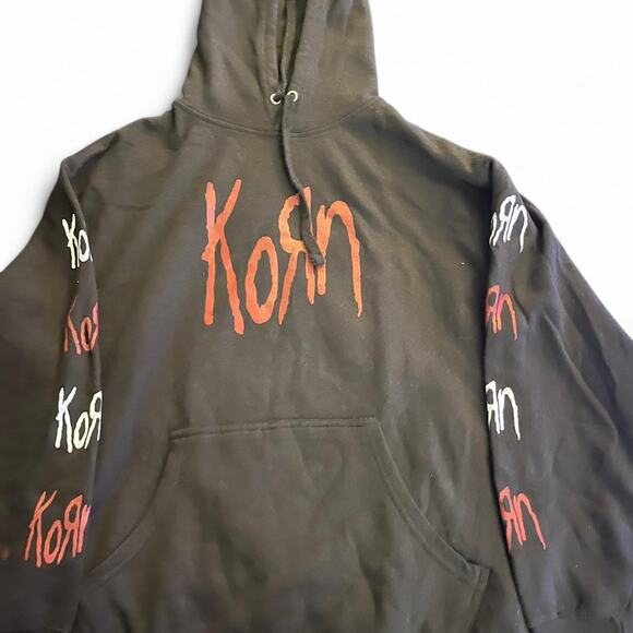 Black Korn Hoodie Size Large Brand New - Picture 1 of 4